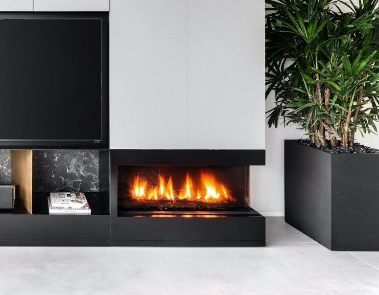 Ortal - Corner 44H (LS/RS) - Ortal Gas Fireplace