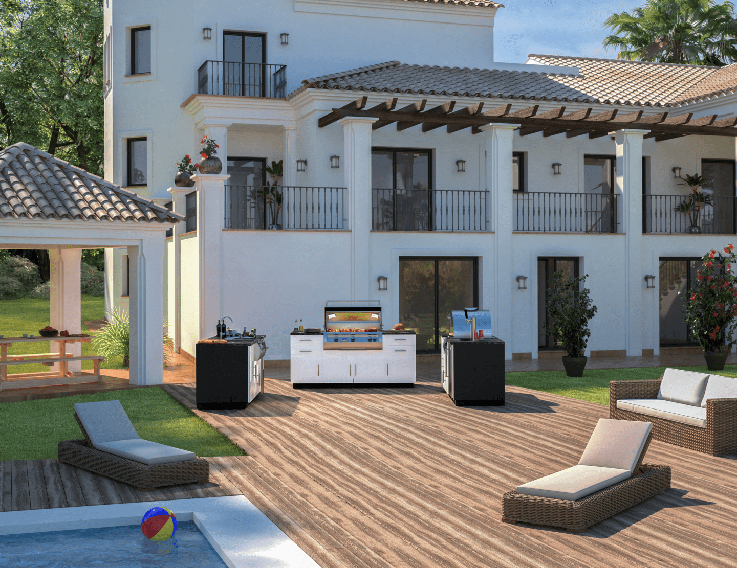 Casbella Outdoor - Capri Curated Designer Island - Casbella Outdoor