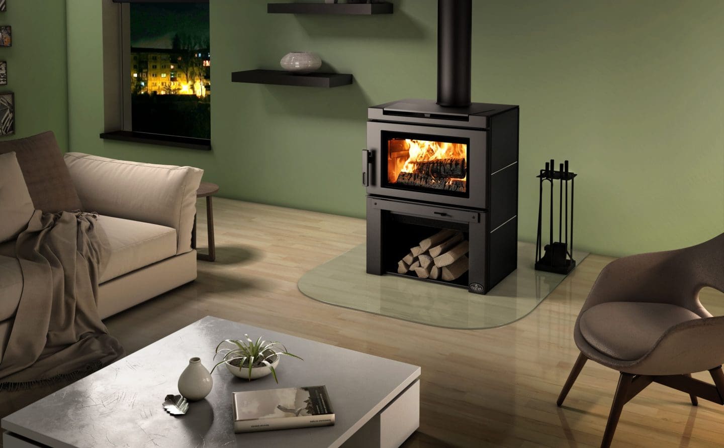 Osburn Matrix Wood Stove With Blower
